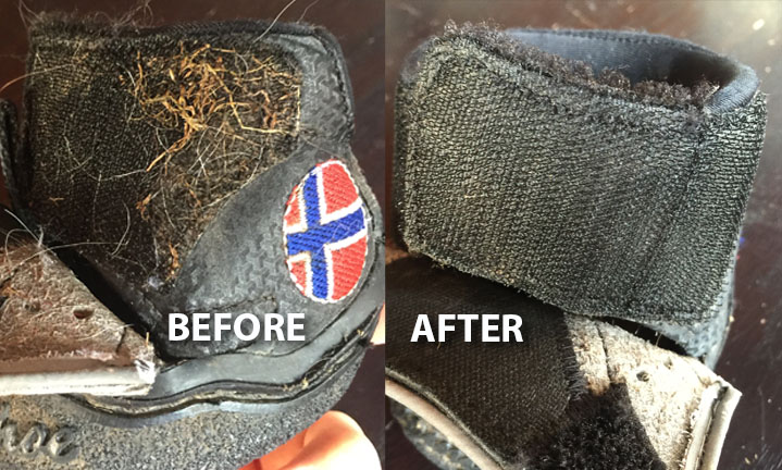 Equine Jogging Shoes » Velcro Brush